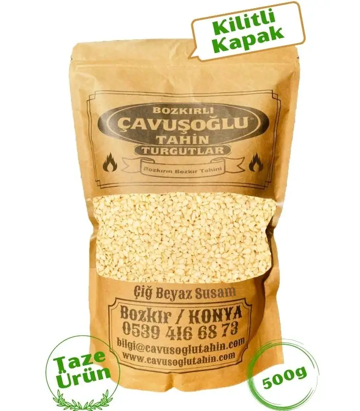 Kavrulmamış%20Çiğ%20Beyaz%20Susam%20500g